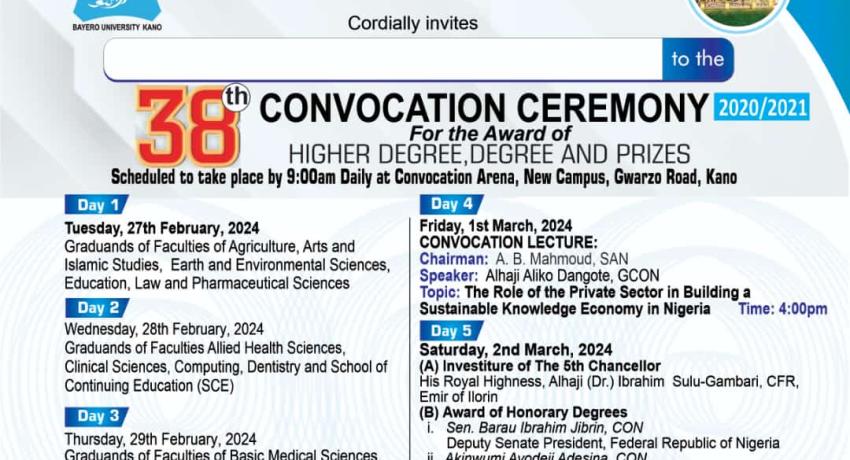 CONVOCATION