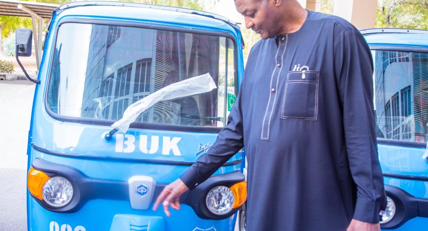 VC launching BUK Tricycles